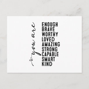 MOTIVATIONAL POSTCARD