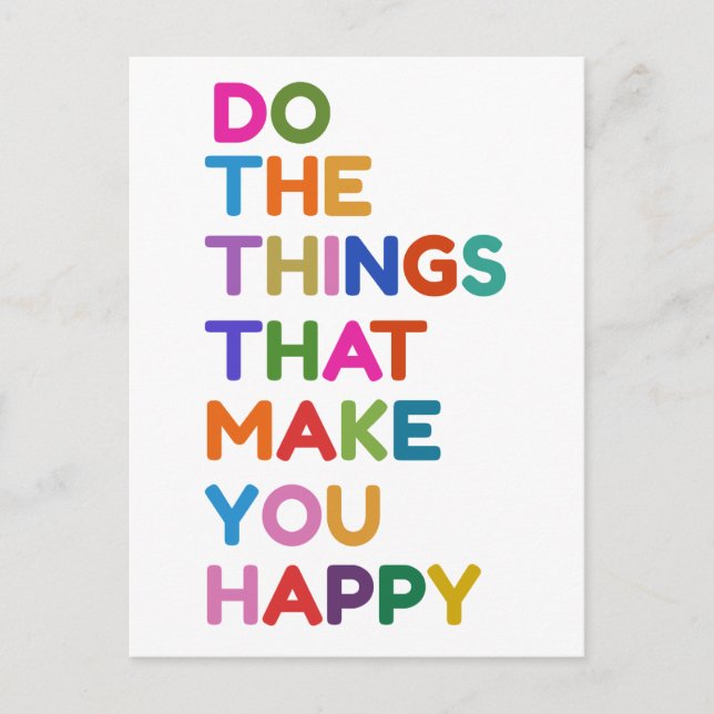 motivational postcard (Front)