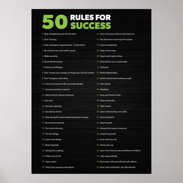 Motivational Poster (Front)