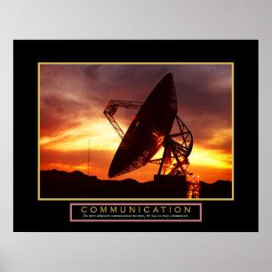 Motivational Poster "Communication" 22x28
