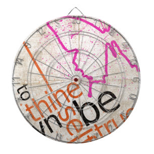 Motivational Poster Dartboard