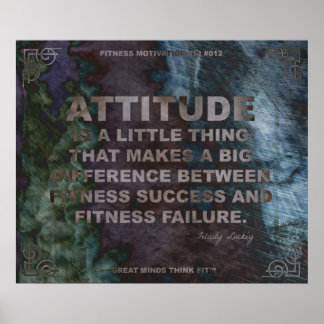 Motivational Poster for Fitness Quote #012