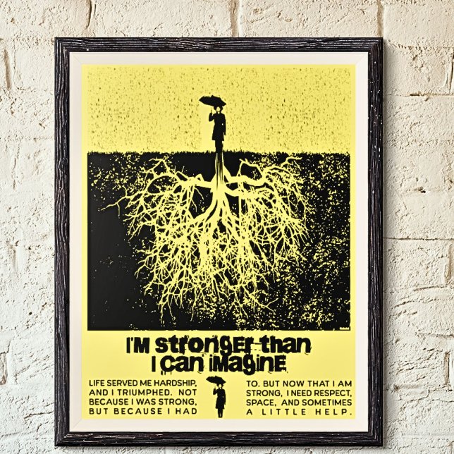 Motivational Poster, Strength strong woman  Poster (Creator Uploaded)