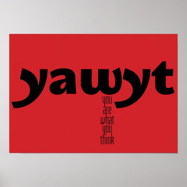 Motivational Poster - You Are What You Think (Front)