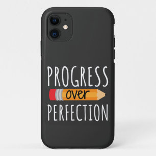 Motivational Progress Over Perfection Case-Mate iPhone Case