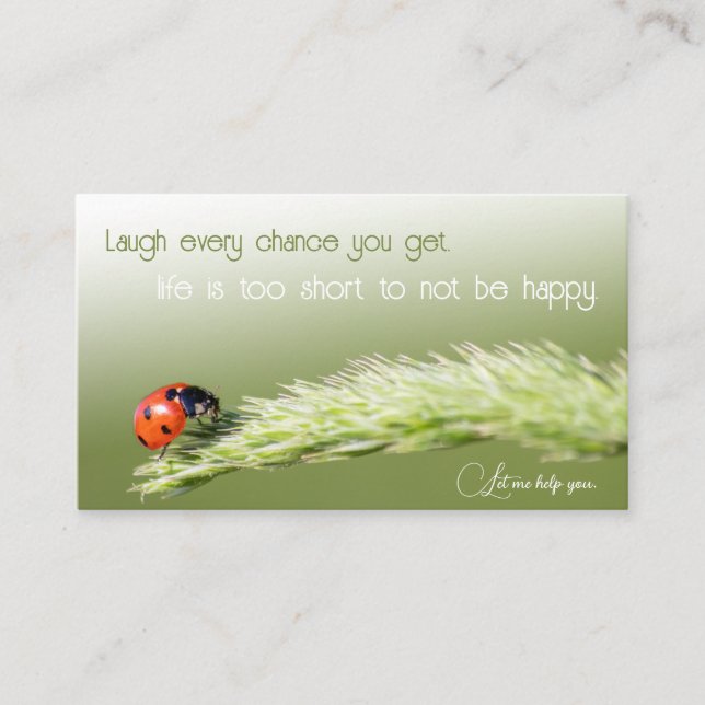 Motivational Psychologists and Psychotherapists Business Card (Front)