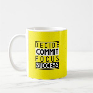 Motivational Quote Design for Achievers Coffee Mug