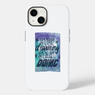 Motivational Quote Design for Achievers  iPhone 14 Case
