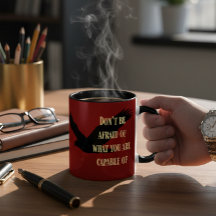Motivational Quote Eagle Power Affirmations Coffee