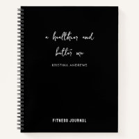 Motivational Quote Fitness Weight Loss Journal