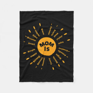 Motivational Quote Inspiration Positive Saying Lif Fleece Blanket