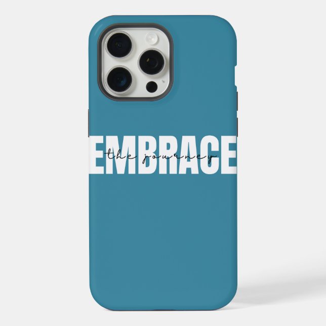 Motivational Quote  iPhone Case (Back)