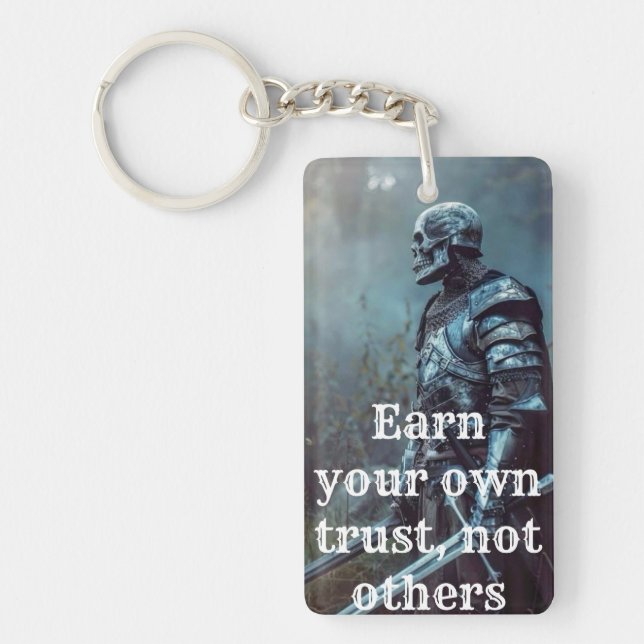 Motivational Quote Keyring | Positive Gift for Fri (Front)