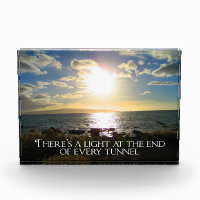 Motivational Quote Light at the End of the Tunnel 