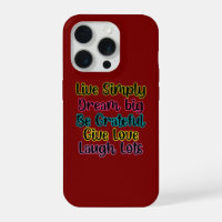 Motivational Quote Live Simply Dream Give Love