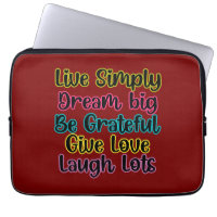 Motivational Quote Live Simply Dream Give Love