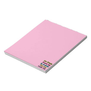 Motivational Quote Live Simply Dream Give Love Notepad