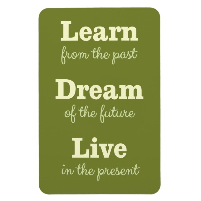 Motivational Quote magnet (Vertical)