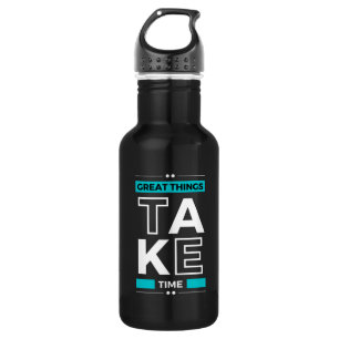 Motivational Quote Modern and Positive Text 532 Ml Water Bottle