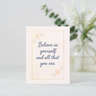 Motivational Quote Postcard – Inspirational Greeti