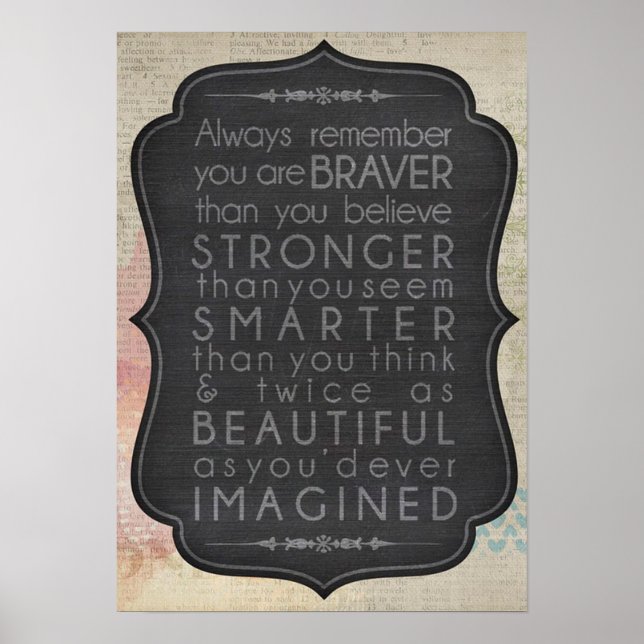 Motivational Quote Poster (Front)