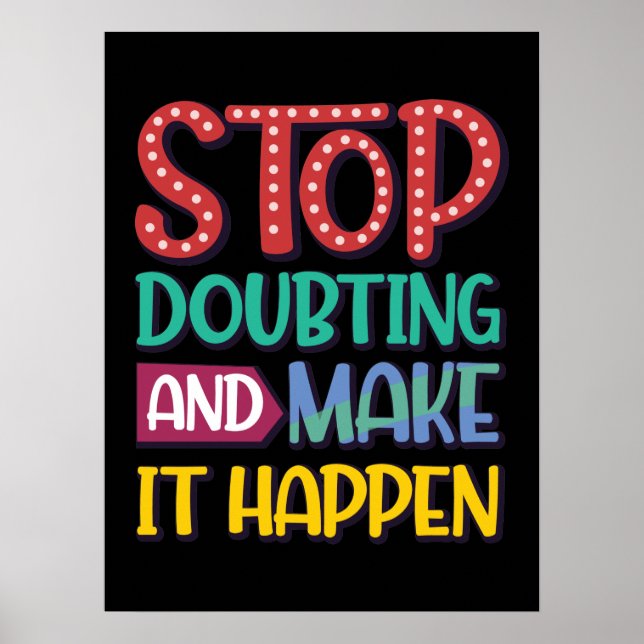 Motivational Quote Poster (Front)