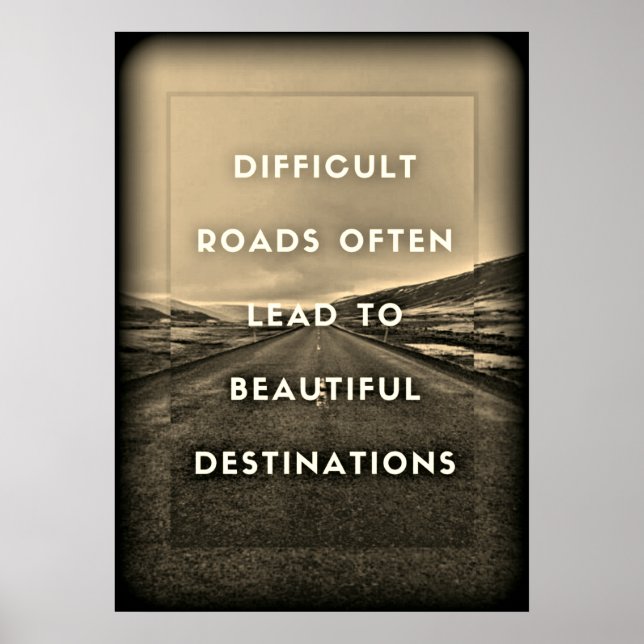 Motivational Quote Poster (Front)