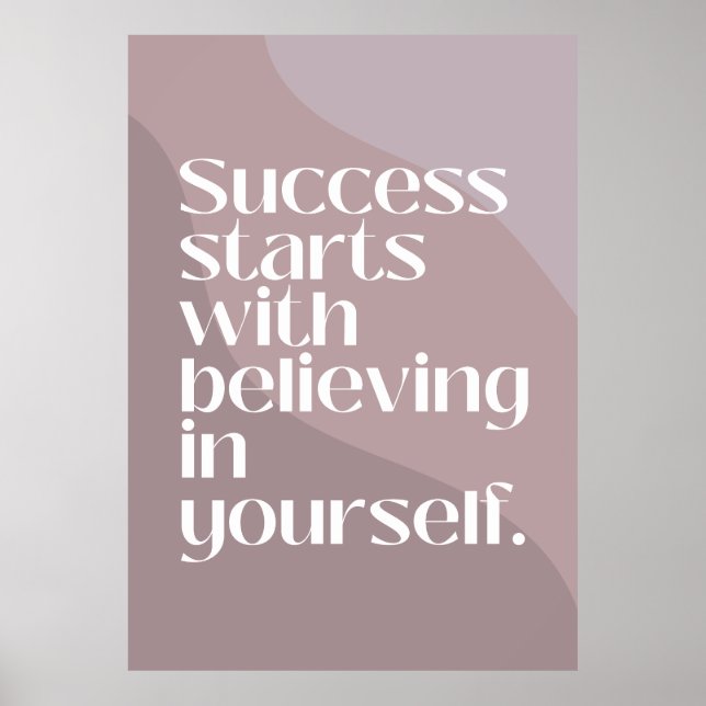 Motivational Quote Poster (Front)