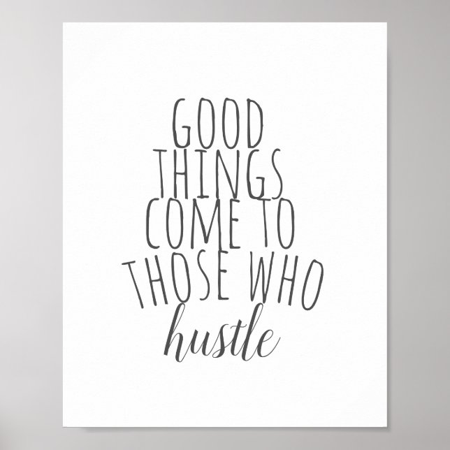 motivational quote poster typography word art (Front)