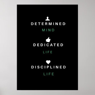 Motivational Quote  Poster   Wall Art