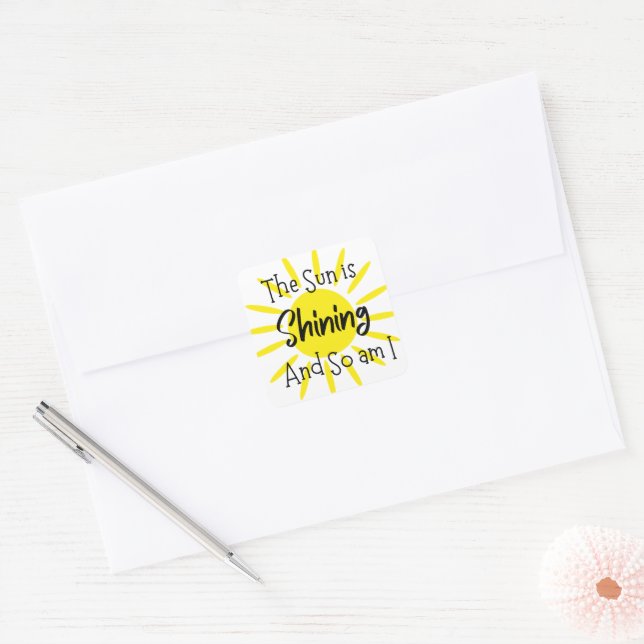 motivational quote sticker (Envelope)