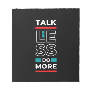 Motivational Quote Stylish and Positive Text Notepad
