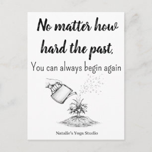 Motivational Quote Success Mental Health Postcard