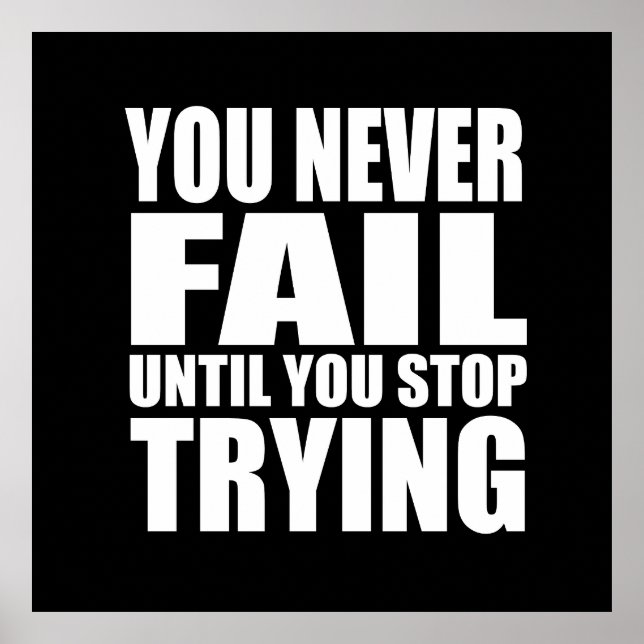 Motivational quote successs poster (Front)