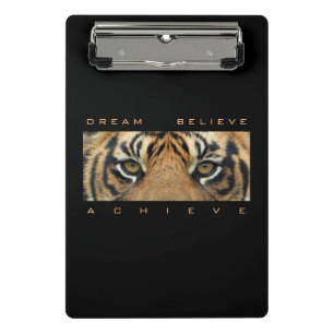 Motivational Quote Template Dream Believe Achieve Mini Clipboard