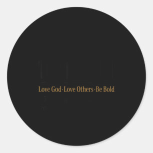 Motivational Quote This Is The Turning Int  Classic Round Sticker