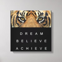 Motivational quote tiger eyes achievement Cool