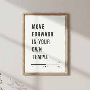 Motivational Quote Wall Art, Growth Mindset Poster