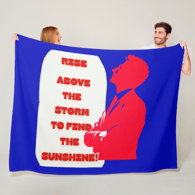 MOTIVATIONAL QUOTES Fleece Blanket (In Situ)