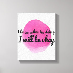 motivational quotes for self care canvas print