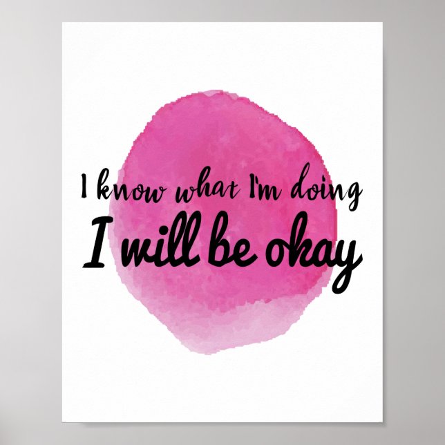 motivational quotes for self care poster (Front)