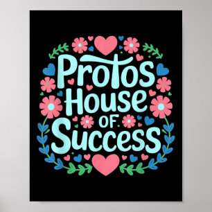 Motivational Quotes For Success, Positive Vibes Co Poster