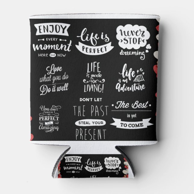 Motivational Quotes-Messages for you-1-1-1 Can Cooler (Front)