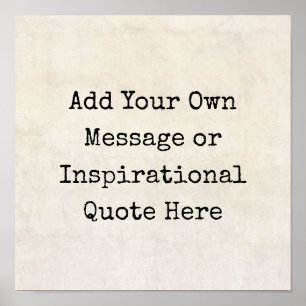 Motivational Quotes, Names, Lyrics Make Your Own Poster