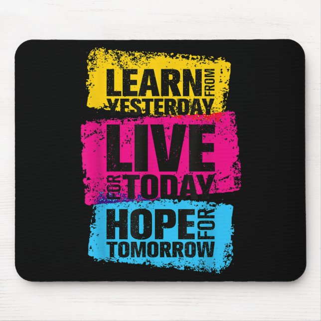Motivational Quotes Novelty Graphic S &amp; Cool D Mouse Pad (Front)