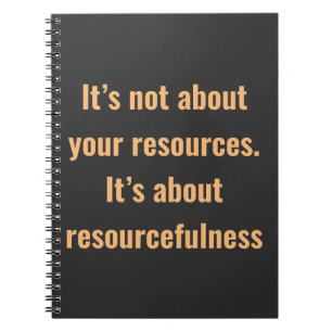 Motivational Quotes On Spiral Photo Notebook