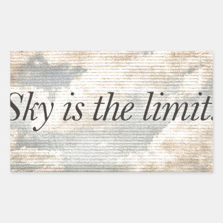 Motivational Quotes Photo Rectangular Sticker