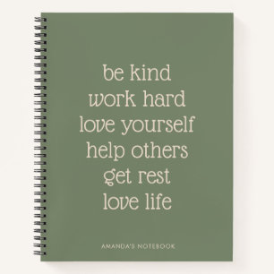 Motivational Quotes Positive Journalling Diary  No Notebook