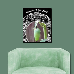 Motivational Re-Invent yourself! Chrysalis Poster