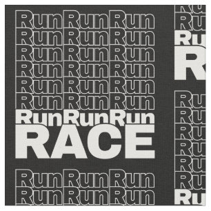 Motivational Runner In-Training Quote - Run Race Fabric